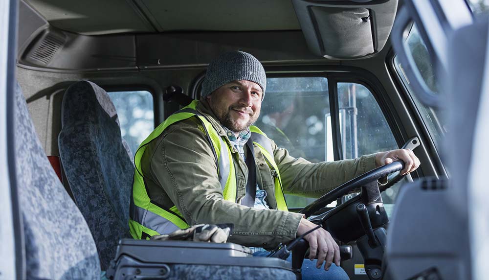 conducteur d'un camion